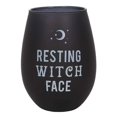 thumbnail image 1 of Something Different Resting Witch Face Stemless Wine Glass, 1 of 1
