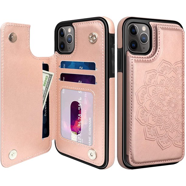 For Iphone 11 Pro Max Case Flower Magnetic Leather Wallet Case For Iphone 11 Pro Max