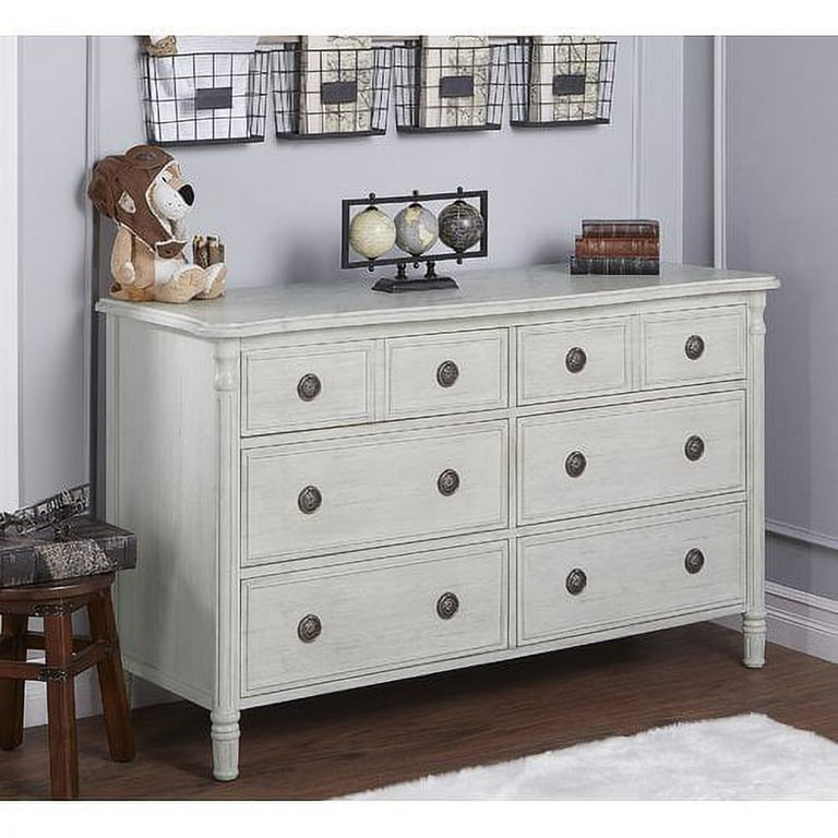 evolur Julienne 6 Drawer Dresser, Solid Wood, Modern, French Linen, 34" H x 58" W x 20" D - Walmart.com evolur Julienne 6 Drawer Dresser, Solid Wood, Modern, French Linen, 34" H x 58" W x 20" D - Walmart.com