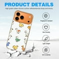 thumbnail image 4 of Case For Apple iPhone Air / 17 Pro / 17 Pro Max Series Case, Slim Thin Transparent Flexible Clear TPU Shockproof Phone Case For iPhone 17 Series, Cute Goose (3), 4 of 6