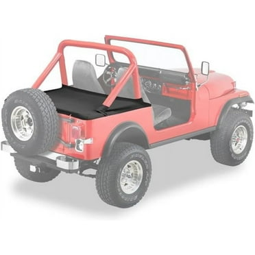 Bestop 9000515 Black Denim Duster Deck Covers For 1980-1991 CJ7 And Wranglers