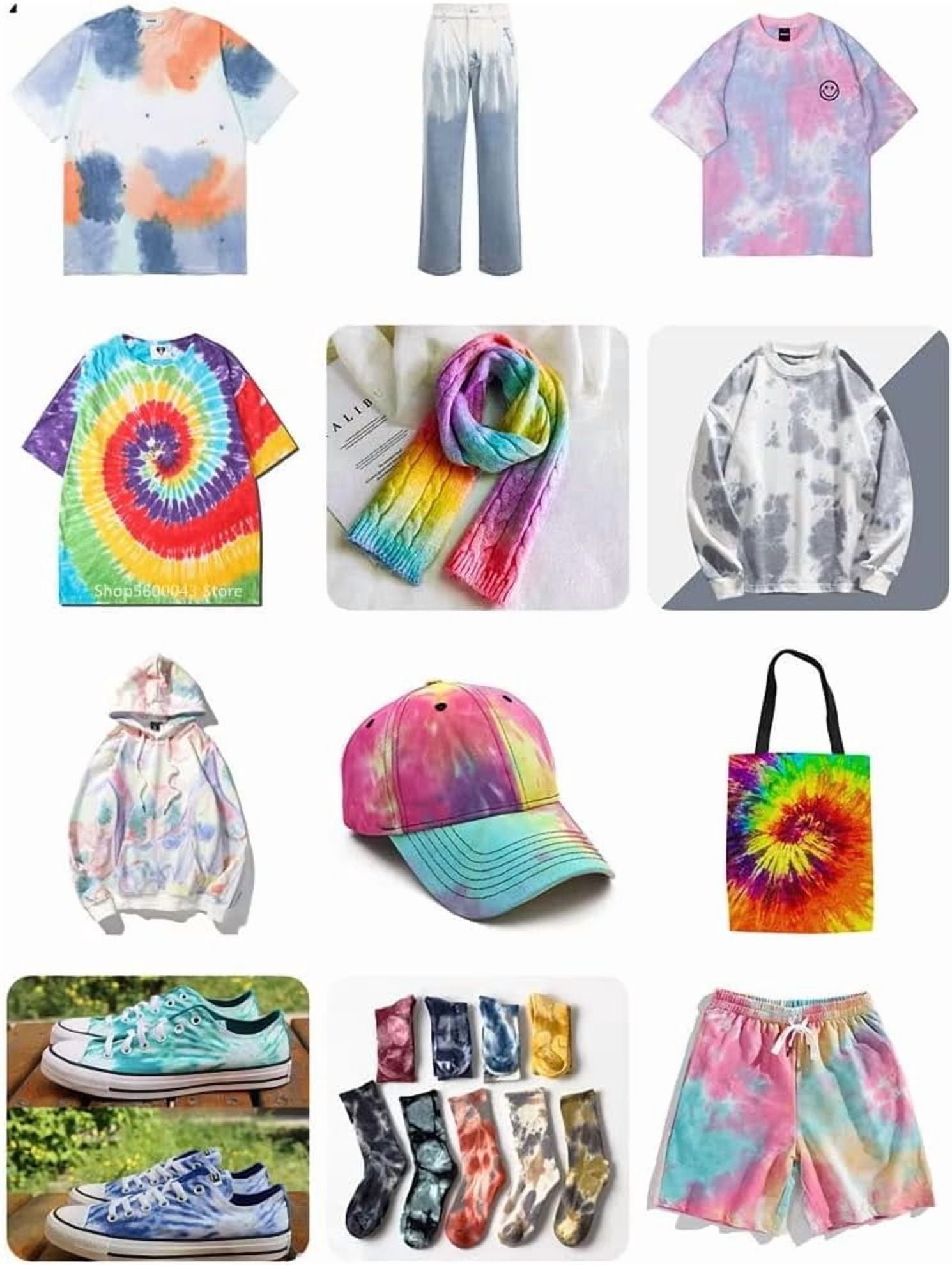 Tie-dye Powder Dye Fabric, 9 color Set dyes, Permanent and