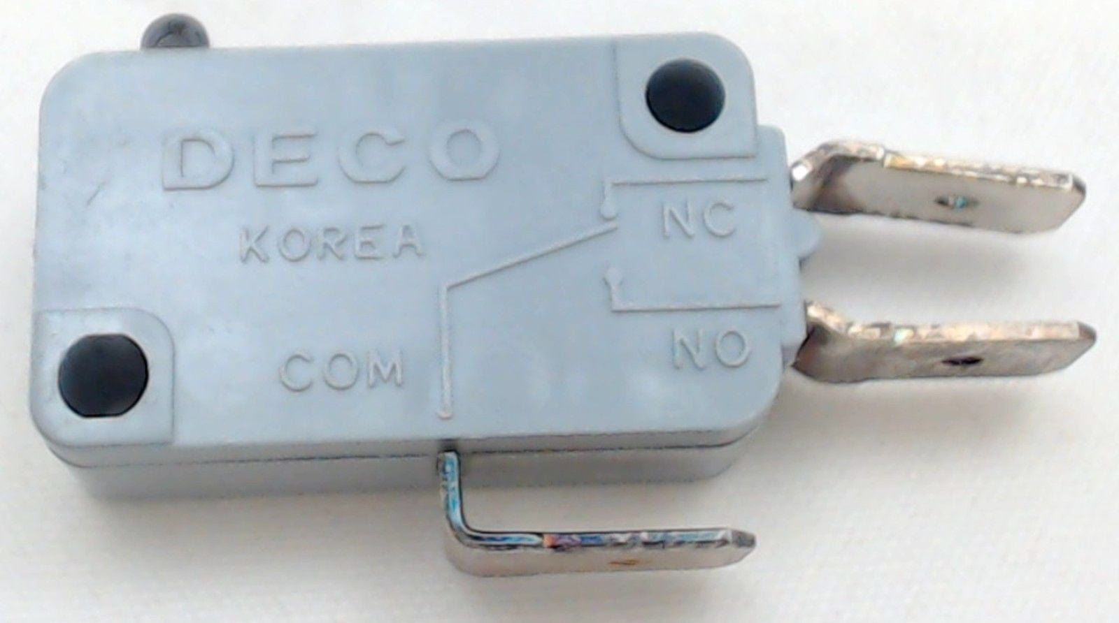 Microwave Universal Door Switch, 3 Wire, 1/4' Male Terminals, 15 Amp, 28QBP0496