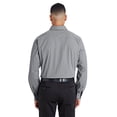 thumbnail image 2 of Devon & Jones DG535 Men's CrownLux Performance Tonal Mini Check Woven Dress Shirt-Graphite-XL, 2 of 3
