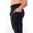 thumbnail image 6 of Midnight Black Meggings with Removable Crotch Pad, 6 of 10