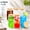 6 Pack Clear, variant on Glass Cups with Bamboo Lids and Straws, 20 Set 16 oz Reusable Iced Coffee Tumblers, Beer Can Drinking Jars for Smoothies, Whiskey, Boba, Soda, Tea Gift Set