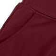 thumbnail image 4 of ClodeEU Women's High Rise Stretch Straight Leg Pant,Work Trouser With Pockets,Slim Trendy Pant Wine,Womens Plus L, 4 of 7