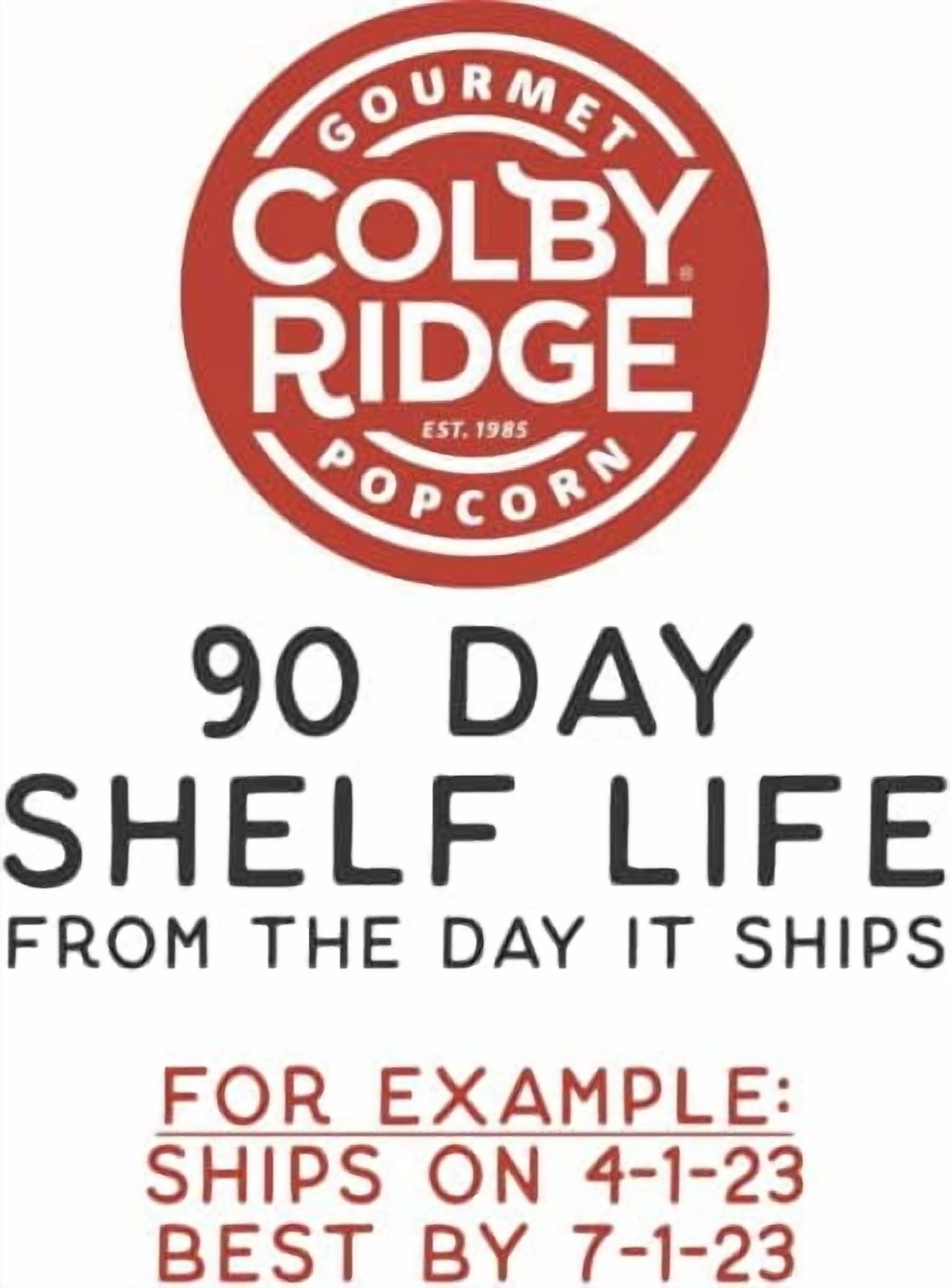 Colby Ridge Holiday Gourmet Craft Popped Gluten Free Popcorn Bulk Sized Large Gift Bags (Bulk 5 Gal. 80 Cups)
