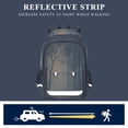 thumbnail image 5 of FORMRS Unisex School Backpack 17" Student Travel Bag with Laptop Compartment, Retro Forest, 5 of 7