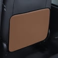thumbnail image 2 of Protector de asiento trasero de coche para niños, alfombrillas para patadas de coche, protección impermeable Marrón Pequeño, 2 of 9