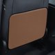 thumbnail image 2 of Funda de asiento de coche de cuero sintético con bolsillos de almacenamiento y alfombrilla antipatadas para evitar pisadas y suciedad. Marrón Pequeño, 2 of 9
