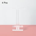 thumbnail image 3 of Uxcell 4Pack 3" Height Acrylic T Bar Earring Display Stand Jewelry Storage Rack, Clear, 3 of 6