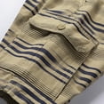 thumbnail image 5 of IROINNID Reduced Cargo Shorts for Men Plus Size Cargo Shorts Multi-Pockets Relaxed Summer Beach Shorts Pants,Khaki, 5 of 9