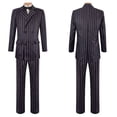 thumbnail image 3 of Disfraz de Cosplay de Wednesday Gomez Addams para hombre, traje de Carnaval de Halloween, abrigo, camisa, pantalón, corbata, uniforme de fiesta, 3 of 4