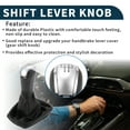 thumbnail image 3 of Pomo de cambio de marcha de coche Unique Bargains con cubierta 5 velocidades manual para Skoda Fabia I 99-08 de cuero sintético, 3 of 6