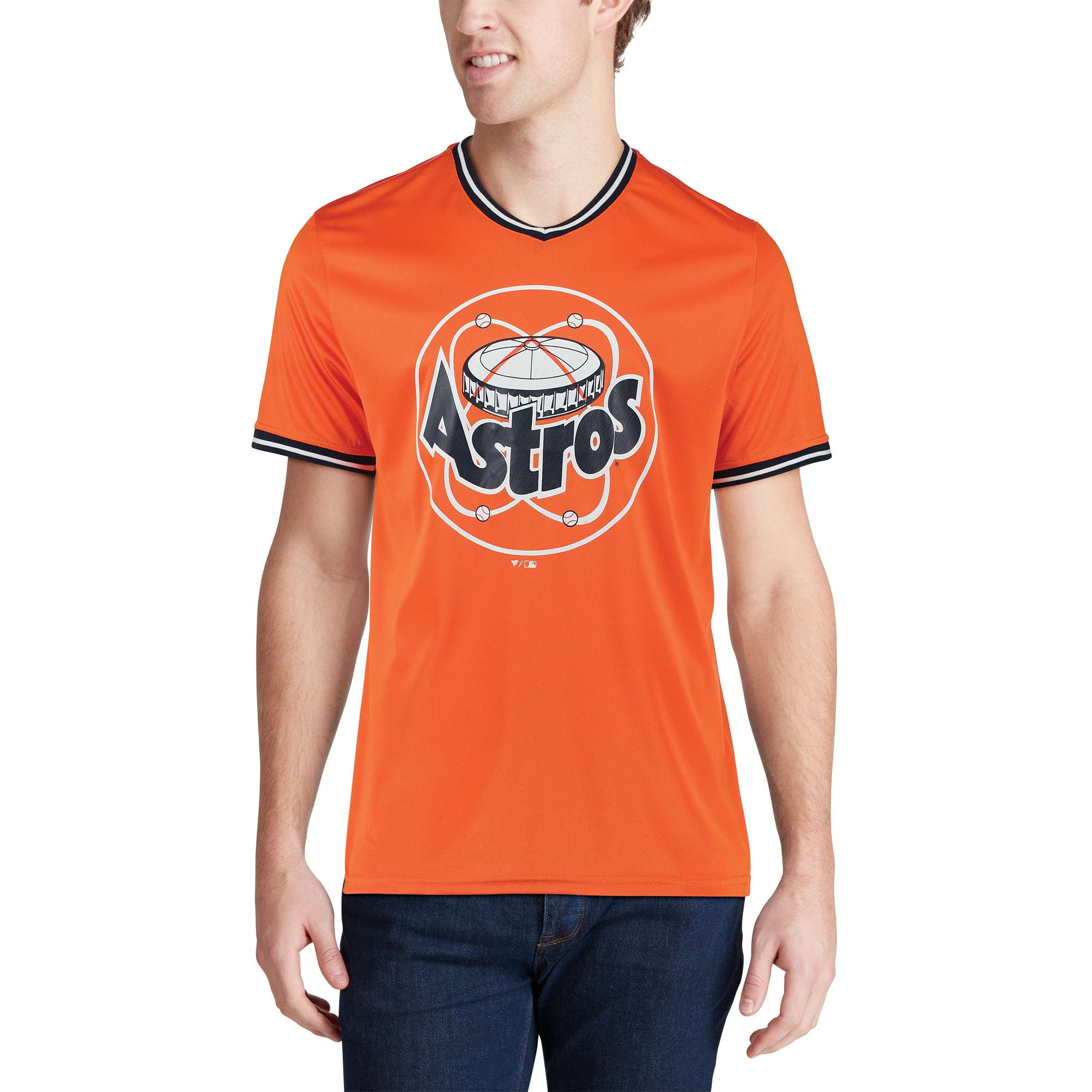 Houston Astros Fanatics Branded Overtime Assist VNeck TShirt Orange