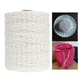 thumbnail image 6 of Raffia Paper Yarn Twine Gift Wrapping DIY Weaving Crocheting - White, 6 of 9
