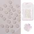 thumbnail image 3 of NIBOLOG 30Pcs Flower Nail Decor Glitter Stylish Nail Accessories Artificial Flower Nail Art Stud for Salon, 3 of 8