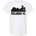 thumbnail image 3 of Inktastic Orlando Skyline with Grunge T-Shirt, 3 of 5