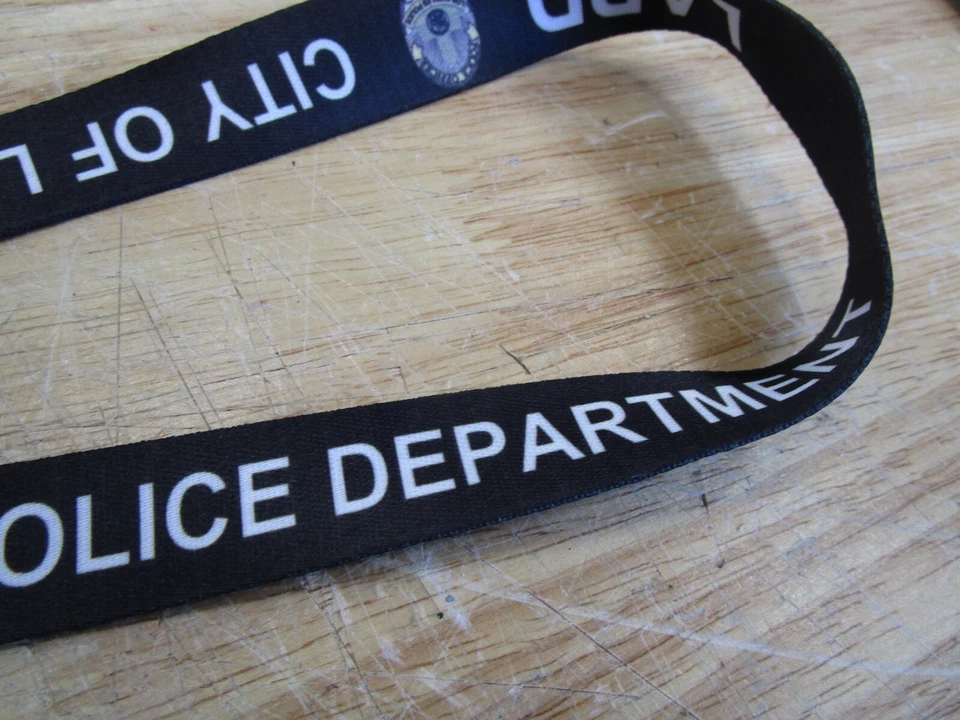 Lapd Los Angeles Police Department Lanyard Id Key Phone Holder Free Shipping