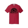 thumbnail image 1 of Gravity Outdoor Co. T-Shirt de Performance pour Jeunes - Logo Noir - Rouge - Très Grand, 1 of 2