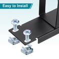 thumbnail image 3 of Uxcell 1U 5 D-Ring Cable Manager, 2 Pack 19-Inch Metal Horizontal Rack Mount Metal Server Rack Wire Management, 3 of 6