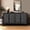 Antique Black, variant on Hollow Four-Door Storage / Primary Living Space Decor / Ventilated Display with Doors