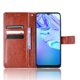 thumbnail image 2 of KAIYANG Funda de piel Crazy Horse para Tcl 30 Se/Tcl 30E/Tcl 306/Tcl 305/Sharp Aquos V6/V6 Plus, color rojo, estilo D, marrón, TCL 30 SE, 2 of 5