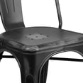 thumbnail image 6 of Bowery Hill Metal Dining Chair in Distressed Black, 6 of 8