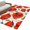 White Scarlet, variant on 3'x5' Rug for Living Room Bedroom, Red Flowers Washable Area Rugs Non-Slip Carpet Mats, Spring Floral Watercolor Botanical Indoor Low Pile Area Rug Runner for Kitchen, Mudroom