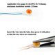 thumbnail image 4 of Conectores de Cable de 200 Uds a UY2, terminales impermeables de conector de empalme rápido con botón transparente naranja,, 4 of 5