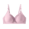 thumbnail image 2 of YHAJDS Women Large Size Bras,Wireless Bras For Women Large Size Seamless Solid Color Full Cup No Underwire Comfortable Everyday Undergarment, 2 of 5
