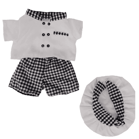 Plush Gear Chef Costume for 14"-18" Stuffed Animals – Soft Toy Outfit for Bears and Plushies