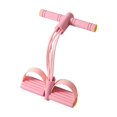 thumbnail image 3 of Ethern Foot Pedal Resistance Band Exercise Band Multifunction Full Body Workout Elastic Pink Six Tube, 3 of 9
