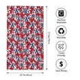 thumbnail image 4 of Disketp Palm Tree Pattern On Red Print Bathroom Towels,Cotton Towel,Soft Towels For Kitchen And Bath, 4 of 9