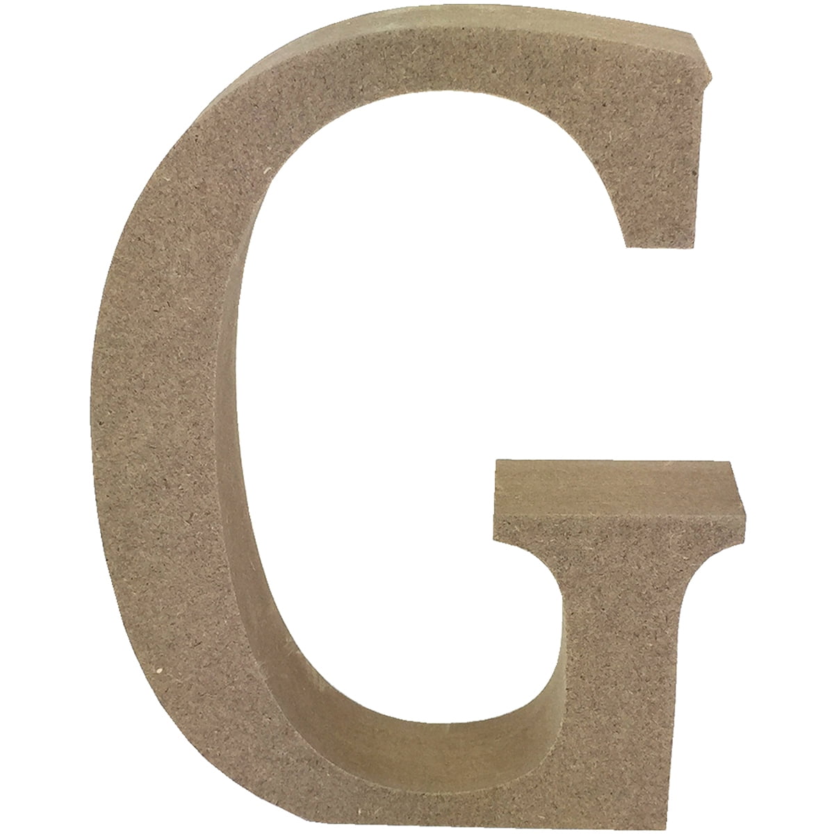 Smooth MDF Blank Shape Serif Letter G Walmart Walmart