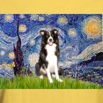 thumbnail image 3 of CafePress - Starry Night Border Collie Light T Shirt - Men's Classic Graphic T-Shirt, 3 of 4