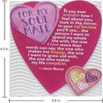 thumbnail image 2 of Blue Mountain Arts Love Magnet with Easel Back—Valentine's Day, Anniversary, or "I Love You" Gift for a Significant Other, Husband, or Wife, 4.9 x 3.6 Inches (For My Soul Mate), 2 of 3