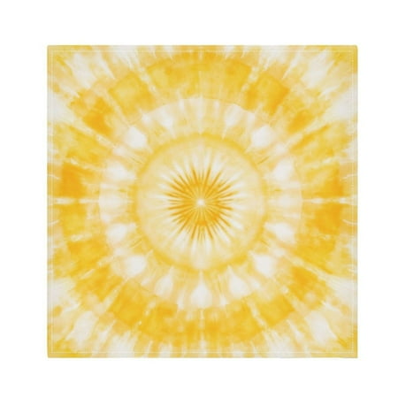 

Napkin Satin Napkin 20*20Inchx4 Kitchen Towel Dinner Plate Towel Decorative Towel Napkin Tea Towel Suitable For Kitchen Table Pale Yellow Tie Dye