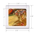 thumbnail image 3 of Plug in Dimmable LED Night Light with Dusk to Dawn Auto Sensor, Adjustable Brightness, Warm Light, Auto On/Off Nightlight for Bathroom, Hallway, Nursery, Bedrooms - Klimt: Sea Serpents III, 3 of 7