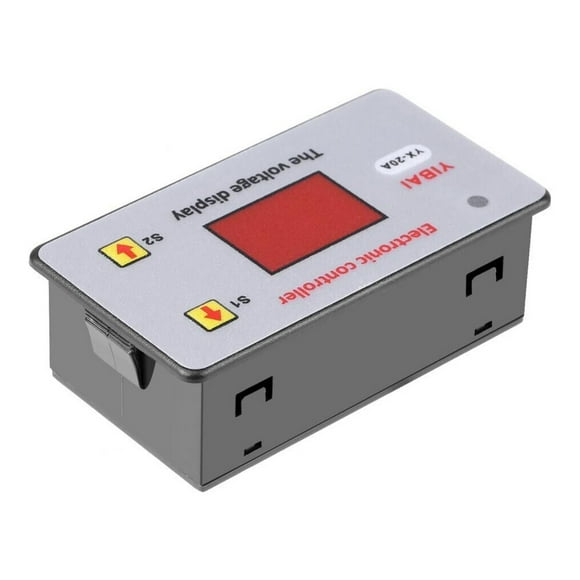Eigraketly Controlador de interruptor de bajo voltaje de 12V, módulo de carga ligero, protección de controladores de bajo voltaje, placa de baja Medidores de medidas dimensionales