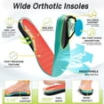 thumbnail image 5 of OrthoComfoot Orthopedic Men's Wide Shoes: Comfortable Arch Support Running Sneakers, Wide Toe Box Work Tennis Outdoor Walking Shoes, 5 of 9