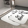 thumbnail image 2 of 1pc Giraffe and Get Naturel Absorbent Non-Slip Bathroom Thickened Flannel Rug Decor,Soft,Quick Drying,Suitable For Indoor/outdoor Use,Bathrooms,Bedrooms,Kitchens,Terrace,Laundry Rooms,16"x24", 2 of 9