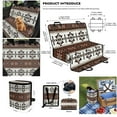 thumbnail image 6 of Pzuqiu Ethnic Tribal Style Dog Car Seat Cover for Back Seat Hammock with Adjustable Triangle Bandana & Car Garbage Bag Against Dirt, Pet Fur, 6 of 6