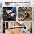 thumbnail image 1 of Llave multiusos de doble cabeza dentada llave de ranura en V Ehuebsd herramientas manuales de mantenimiento de reparación de bicicletas y automóviles de acero, 1 of 9