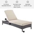 thumbnail image 3 of Crosley Chaise Longue de Patio en Osier Palm Harbor, Brun et Sable, 3 of 6