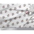 thumbnail image 3 of Soimoi Polyester Crepe Fabric Floral Block Decor Fabric Printed Yard 42 Inch Wide, 3 of 5