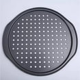 thumbnail image 4 of Justharion Stainless Steel Durable Round Pizza Serving Tray Heat-Resistant Versatile Scratch Resistant No punching 1Set, 4 of 6