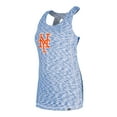 thumbnail image 2 of Women's New Era Royal New York Mets Space Dye Keyhole Back Tank Top, 2 of 5