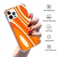 thumbnail image 2 of Deep Orange Groovy Swirls Case for iPhone 11 Pro ,Aesthetic Art Design Pattern TPU Shock Proof Cover Case, 2 of 5